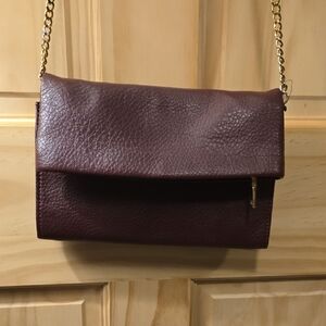 Elegant Burgandy Shoulder Bag
